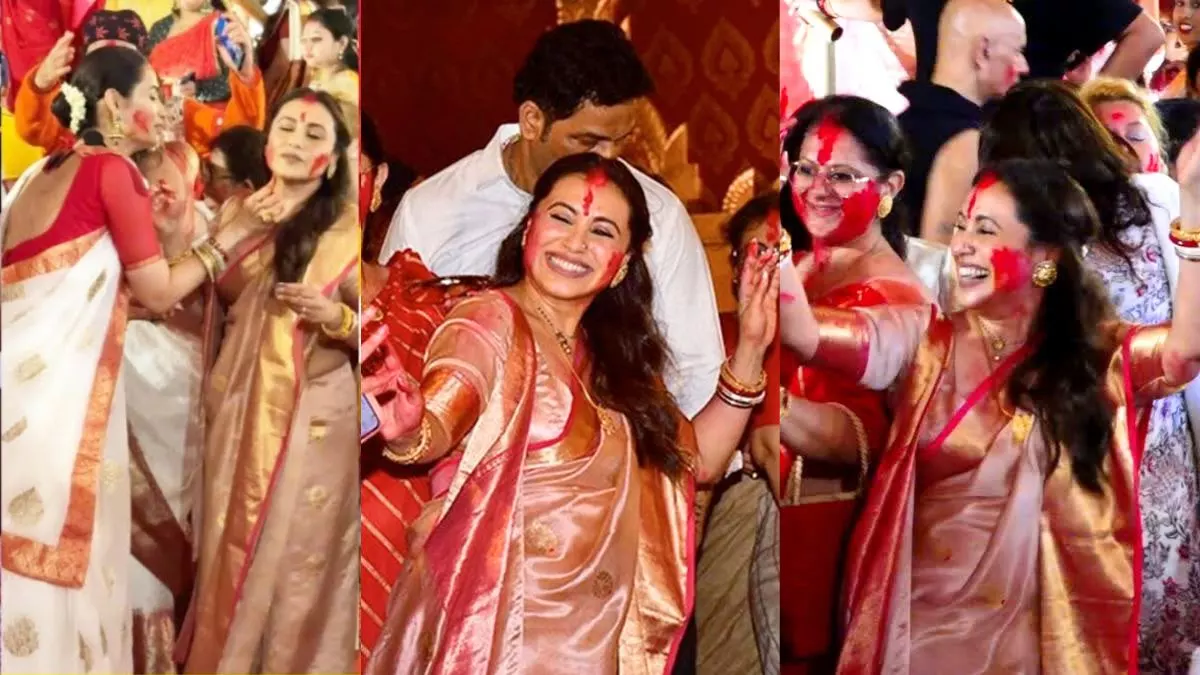 Durga Puja 2023: Watch Rani Mukherji's Video Of Sindoor Khela In Devotion To Mother Durga On Vijayadashami