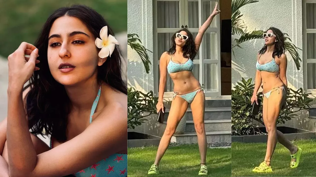 Sara Ali Khan's Poolside Stunning Glamorous Photos That Will Leave You Speechless