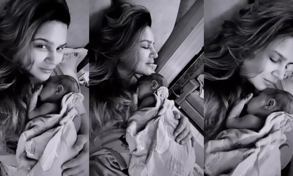 Aashka Goradia Reveals First Glimpse of Her Adorable Son in Heartwarming Video