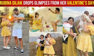 Rubina Dilaik Celebrates Valentines Day With Twins Daughter And Husband Abhinav Shukla