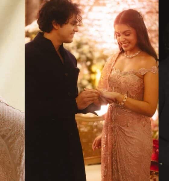 Ida Ali and Krish Agrawal engagement with Imtiaz Ali